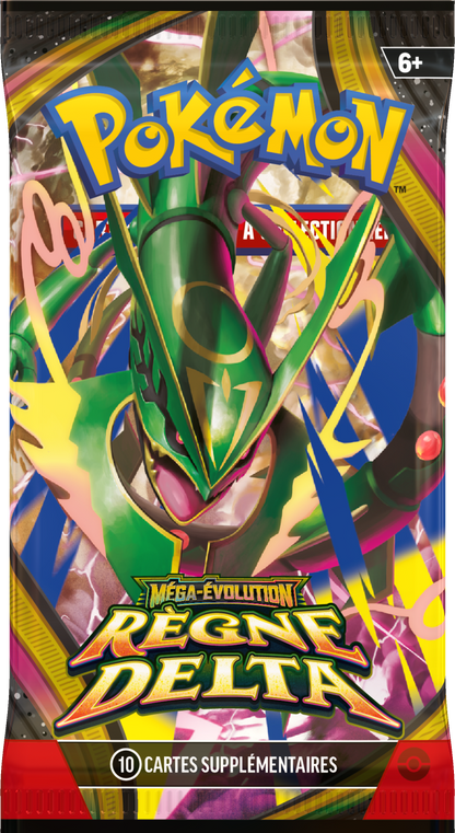 Booster sous blister Pokémon ME6 Règne Delta (FR) - artwork Méga-Rayquaza