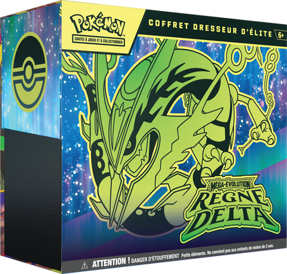 Coffret Dresseur d'Élite (ETB) Pokémon ME6 Règne Delta (FR) - Méga-Rayquaza