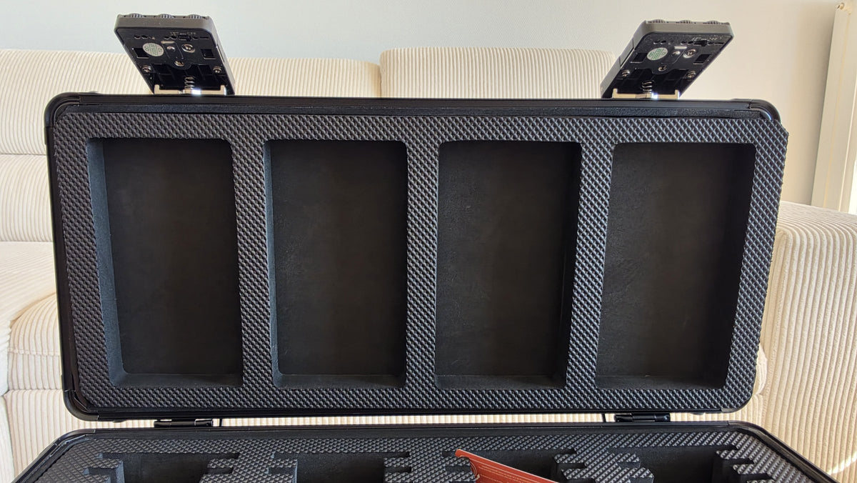 Vitrine 4 emplacements de la valise Phoenix Shield PCA