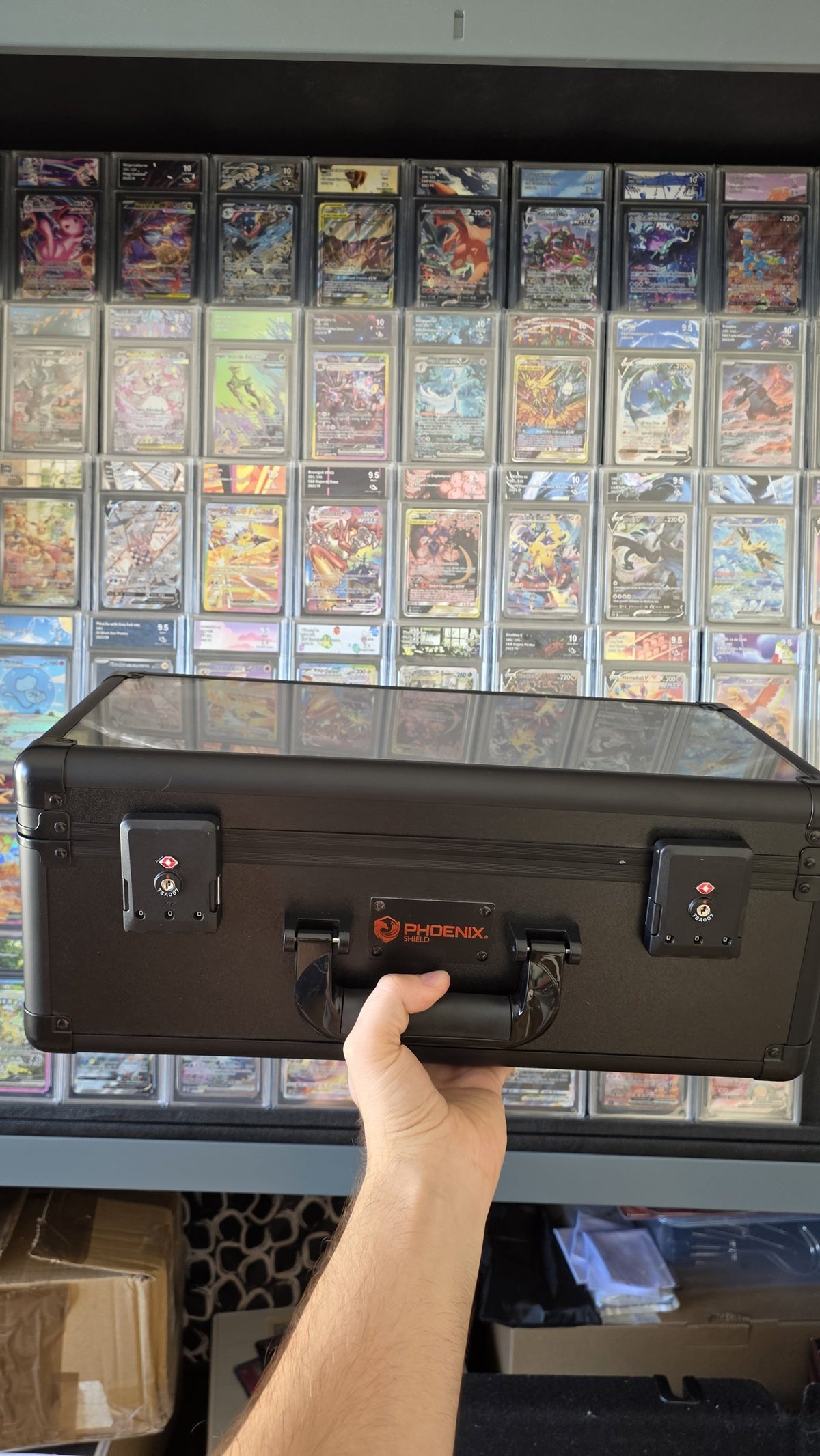 Valise Carte Gradée Pokémon Phoenix Shield PSA