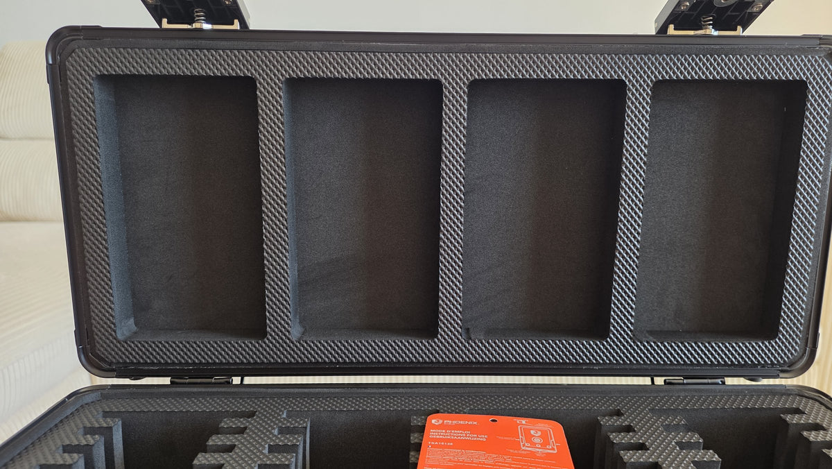 Vitrine 4 emplacements de la valise Phoenix Shield PSA