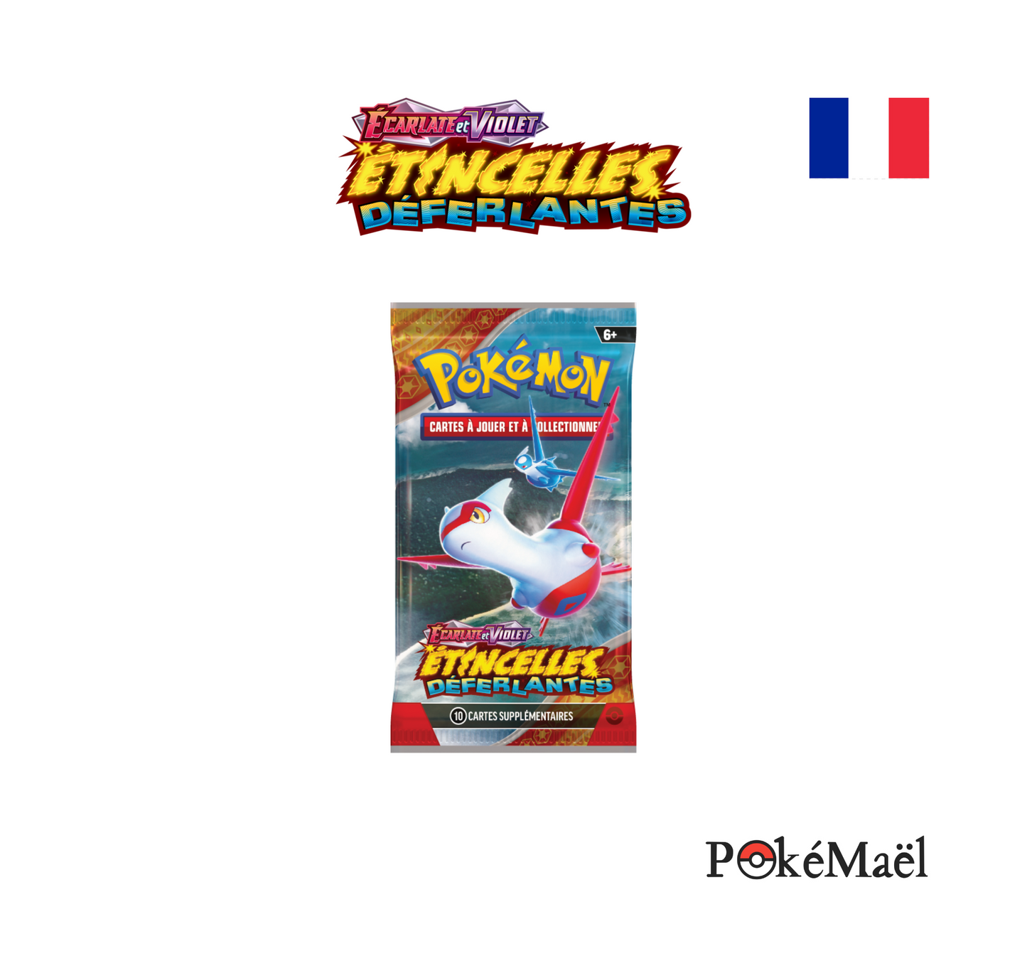 Booster sous blister Pokémon - Étincelles Déferlantes EV8 - [précommande]